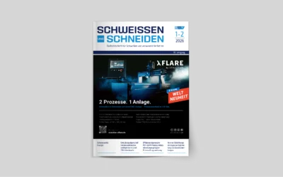 Mit dem XFLARE sind wir auf der Titelseite der SCHWEISSEN UND SCHNEIDEN 1–2/2026 🚀